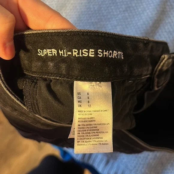 American Eagle Super super stretch super high rise shorts - Picture 4 of 4